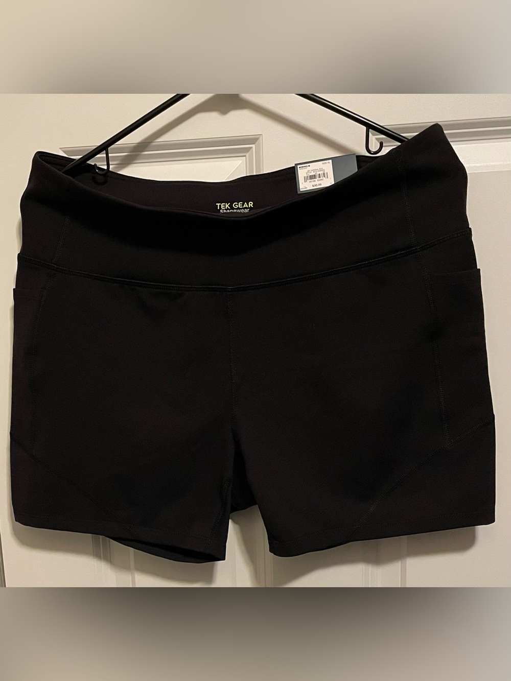 NWT Tek Gear Shapewear High Rise Bike Shorts Black XL